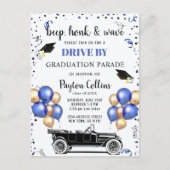 Carte Postale Funny Class of 2024 DRIVE BY Graduation Party (Devant)