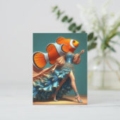Carte Postale Funny ClownFish Mode (Debout devant)