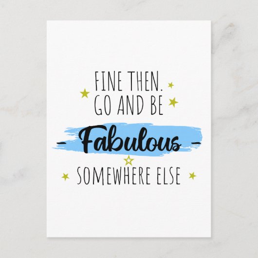 Carte Postale Funny Collègue Leaving, Go Away for Coworker (Devant)