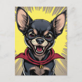 Carte Postale Funny Crazy Chihuahua (Devant)
