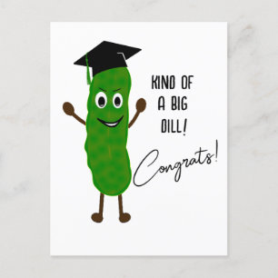 Carte Postale Funny Creative Graduation Pun Dill Graduation card