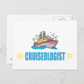 Carte Postale Funny Cruise Ship (Devant / Derrière)