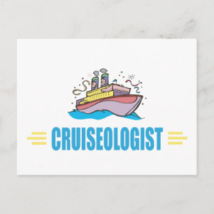 Carte Postale Funny Cruise Ship