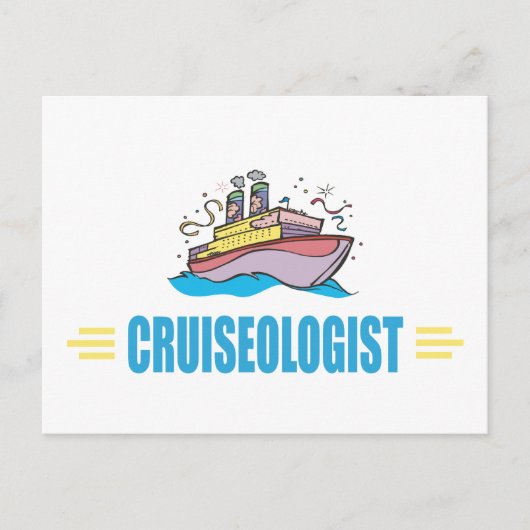 Carte Postale Funny Cruise Ship (Devant)