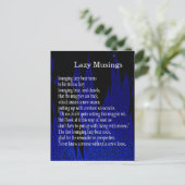 Carte Postale Funny Farm Poem Card #7 (Debout devant)