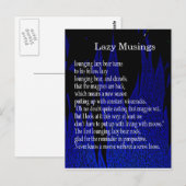 Carte Postale Funny Farm Poem Card #7 (Devant / Derrière)