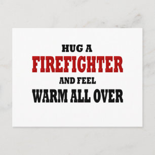 Carte Postale Funny Firefighter