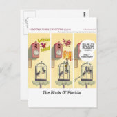 Carte Postale Funny Florida Stand Your Ground Birds (Devant / Derrière)