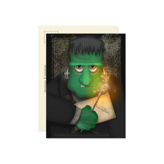 Carte Postale Funny Frankenstein Halloween