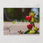 Carte Postale Funny Frogs Mariage Merci (Devant)