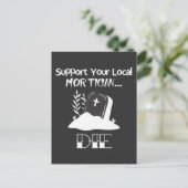 Carte Postale Funny Funeral Director Humour Mortician Support (Debout devant)