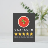 Carte Postale Funny Gazpacho Tomato Sou (Debout devant)