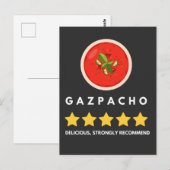 Carte Postale Funny Gazpacho Tomato Sou (Devant / Derrière)