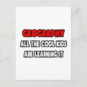 Carte Postale Funny Geography Teacher Shirts and Gifts