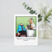 Carte Postale Funny Get Well Humor Postcard  (Debout devant)