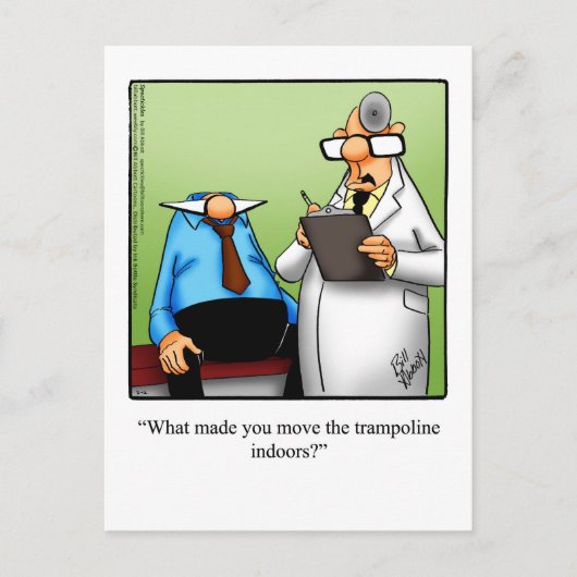 Carte Postale Funny Get Well Humor Postcard  (Devant)