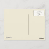 Carte postale Funny Giraffe (Dos)