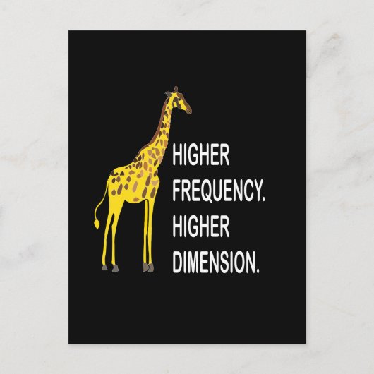 Carte Postale Funny Giraffe Pun (Devant)