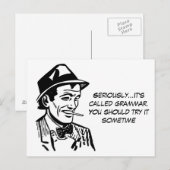 Carte Postale Funny Grammar Nazi (Devant / Derrière)