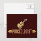 Carte Postale Funny Guitare (Devant / Derrière)