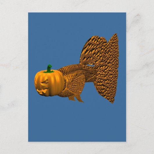 Carte Postale Funny Halloween Guppy (Devant)
