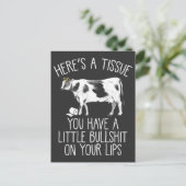 Carte Postale Funny Heifer Crybaby Cow Farmer Bull Softie (Debout devant)