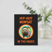 Carte Postale Funny Hip-hop Wombat à la Maison (Debout devant)