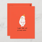 Carte Postale Funny holidays card, funny holiday card humorous  (Devant / Derrière)