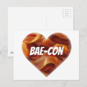 Carte Postale Funny Humour Bacon (Devant / Derrière)