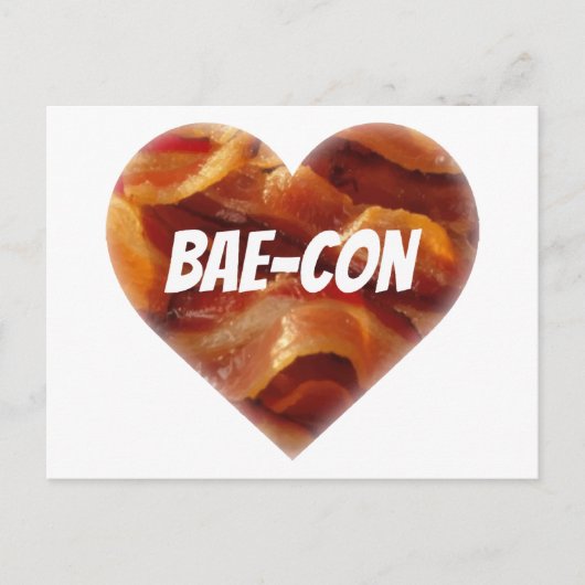 Carte Postale Funny Humour Bacon (Devant)