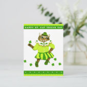 Carte Postale Funny Irish Cat Irlande (Debout devant)