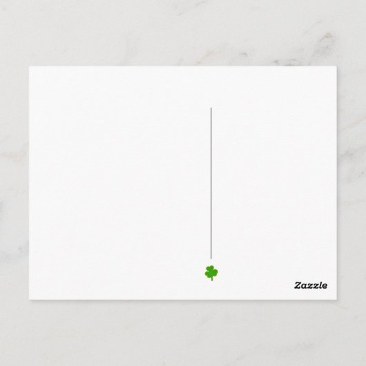 Carte Postale Funny Irish Cat Irlande (Dos)