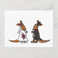 Funny Kangaroo Mariée et Mariage de chambre