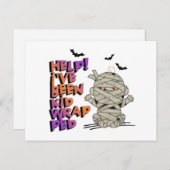 Carte Postale Funny Kidwrapped maman bébé Orange ID683 (Devant / Derrière)