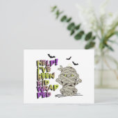 Carte Postale Funny Kidwrapped maman bébé vert ID683 (Debout devant)