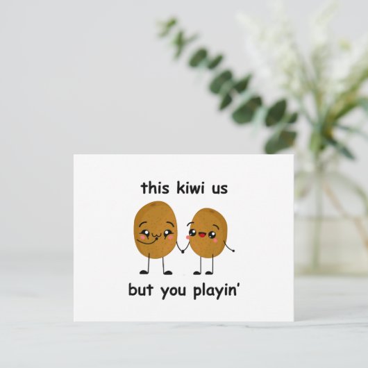 Carte Postale Funny Kiwi (Debout devant)