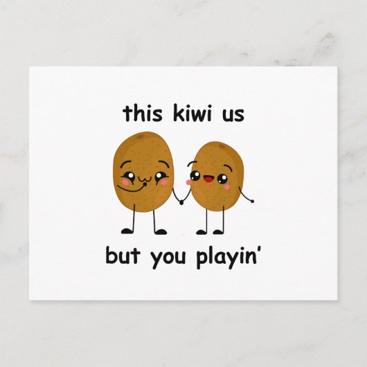Carte Postale Funny Kiwi (Devant)