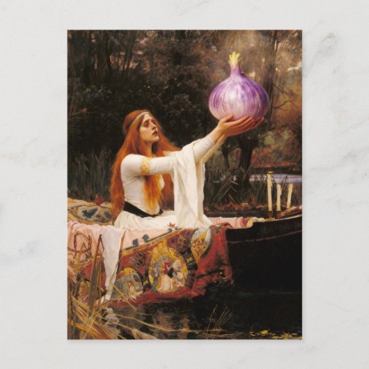 Carte Postale Funny Lady of Shallot Parody (Devant)
