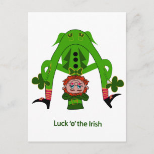 Carte Postale Funny Leprechaun