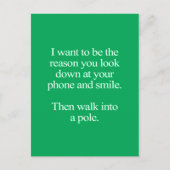 CARTE POSTALE FUNNY LOVE CRUSH CITE DES EXPRESSIONS TEXTE M (Devant)