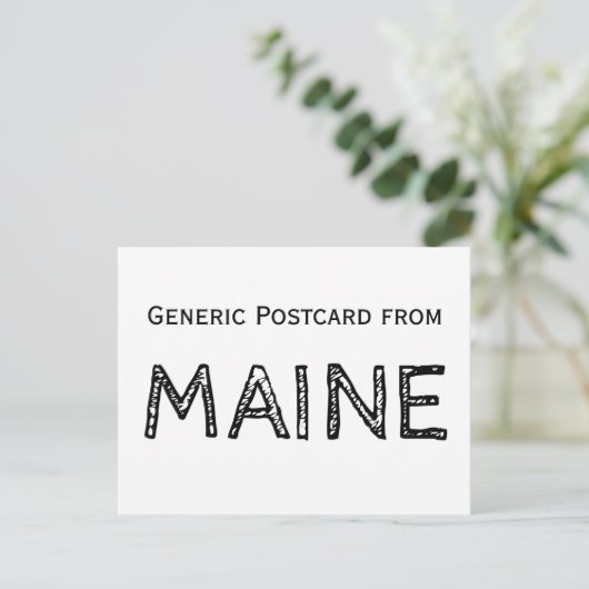 Carte Postale Funny Maine (Debout devant)