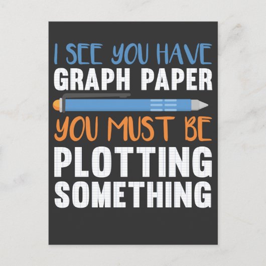 Carte Postale Funny Math Enseignant Géométrie traçage Humour (Devant)
