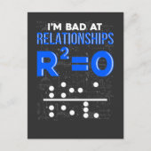Carte Postale Funny Math Relation Pun Math Enseignant (Devant)