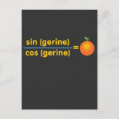 Carte Postale Funny Math Teacher t-shirt Funny Tangerine Math Pu (Devant)