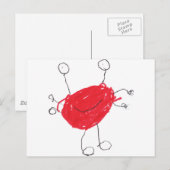 Carte Postale Funny Monster (Devant / Derrière)