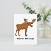 Carte Postale Funny moose (Debout devant)