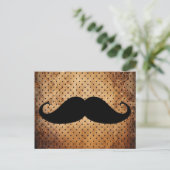 Carte Postale Funny Moustache noire (Debout devant)