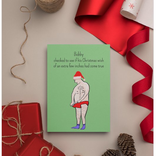 Carte Postale Funny Noël personnalisable