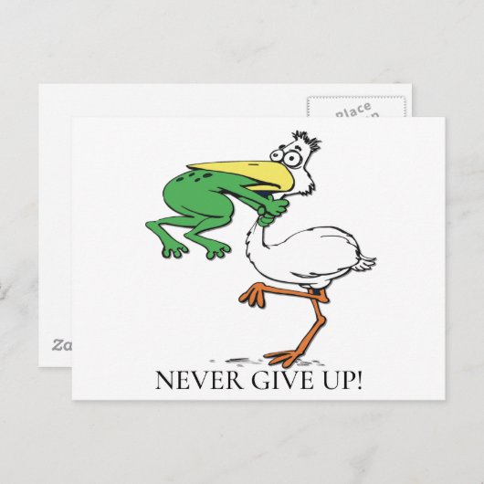 Carte Postale Funny Pelican (Devant / Derrière)