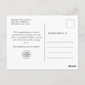 Carte Postale Funny Penguin Christmas Corporate Greeting (Dos)